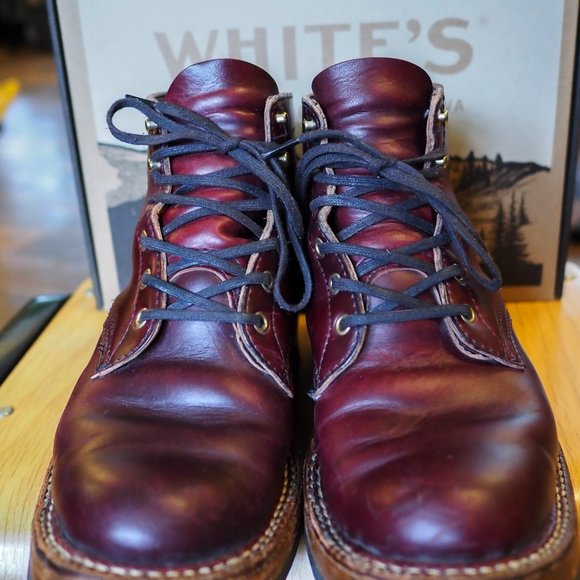 Custom Horsehide Semi Dress by White's Boots, size EE 9.5 - Picture 3 of 7